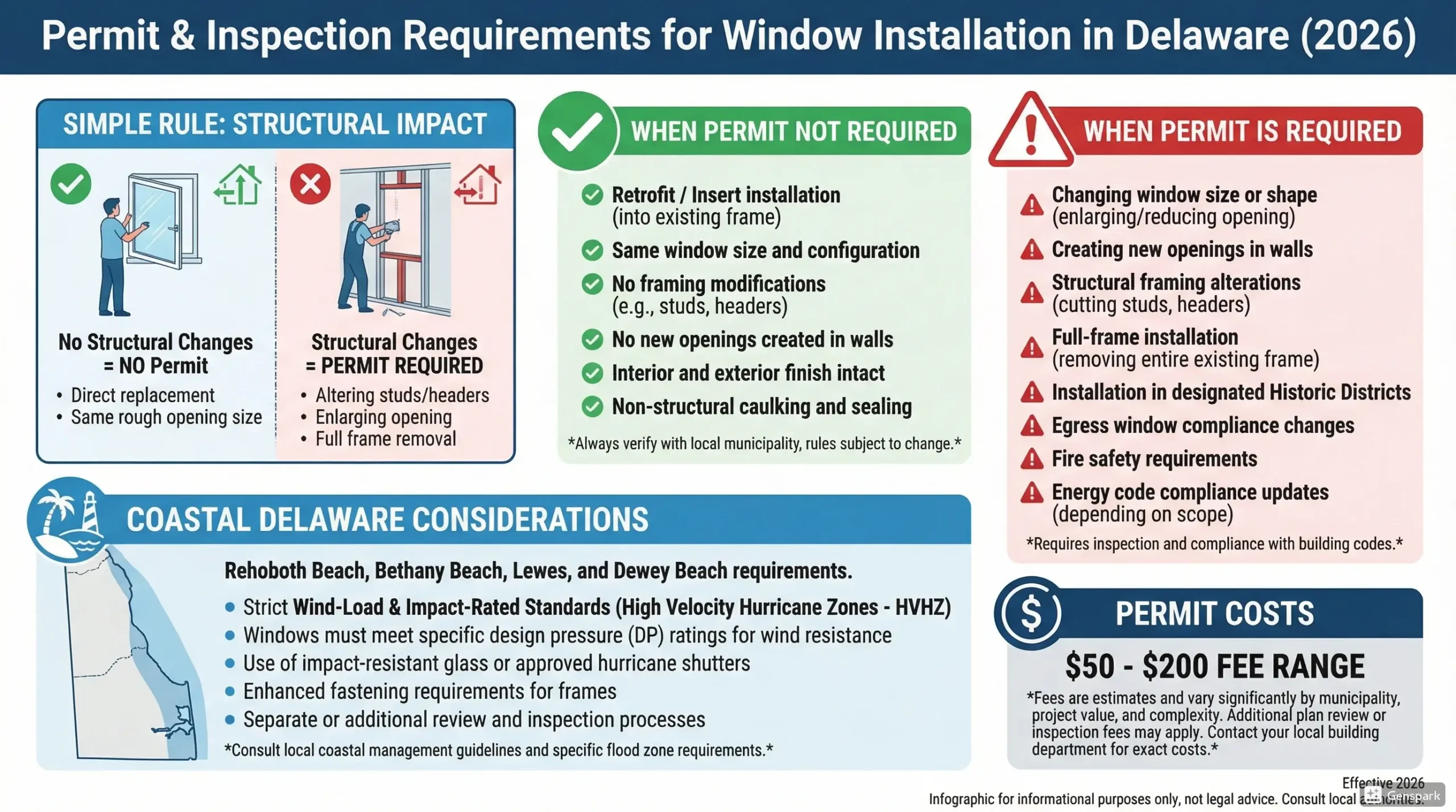Permit & Inspection Requirements in Delaware